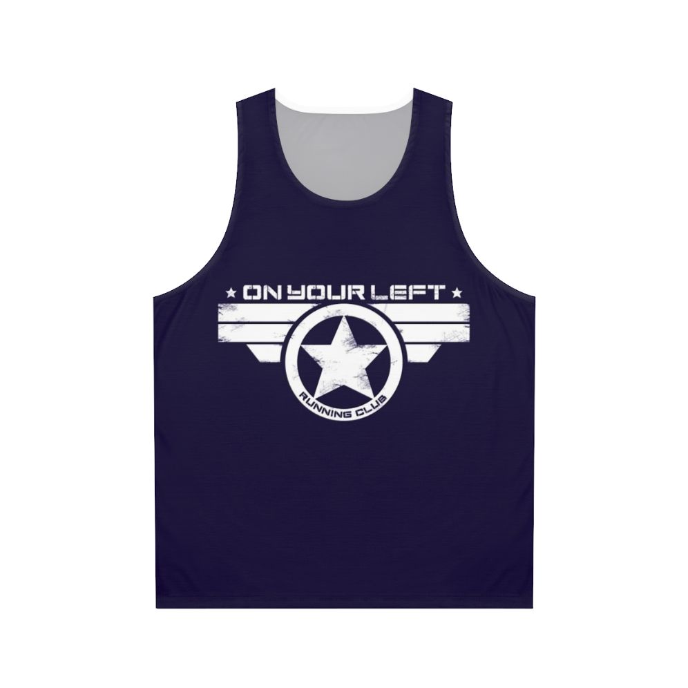 Distressed Marvel Running Club Unisex Tank Top