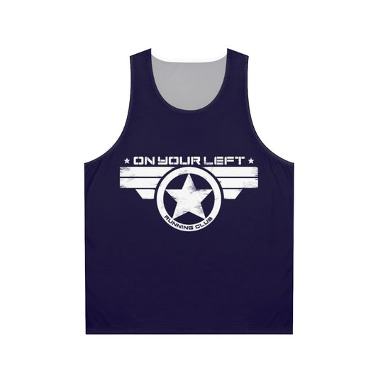Distressed Marvel Running Club Unisex Tank Top