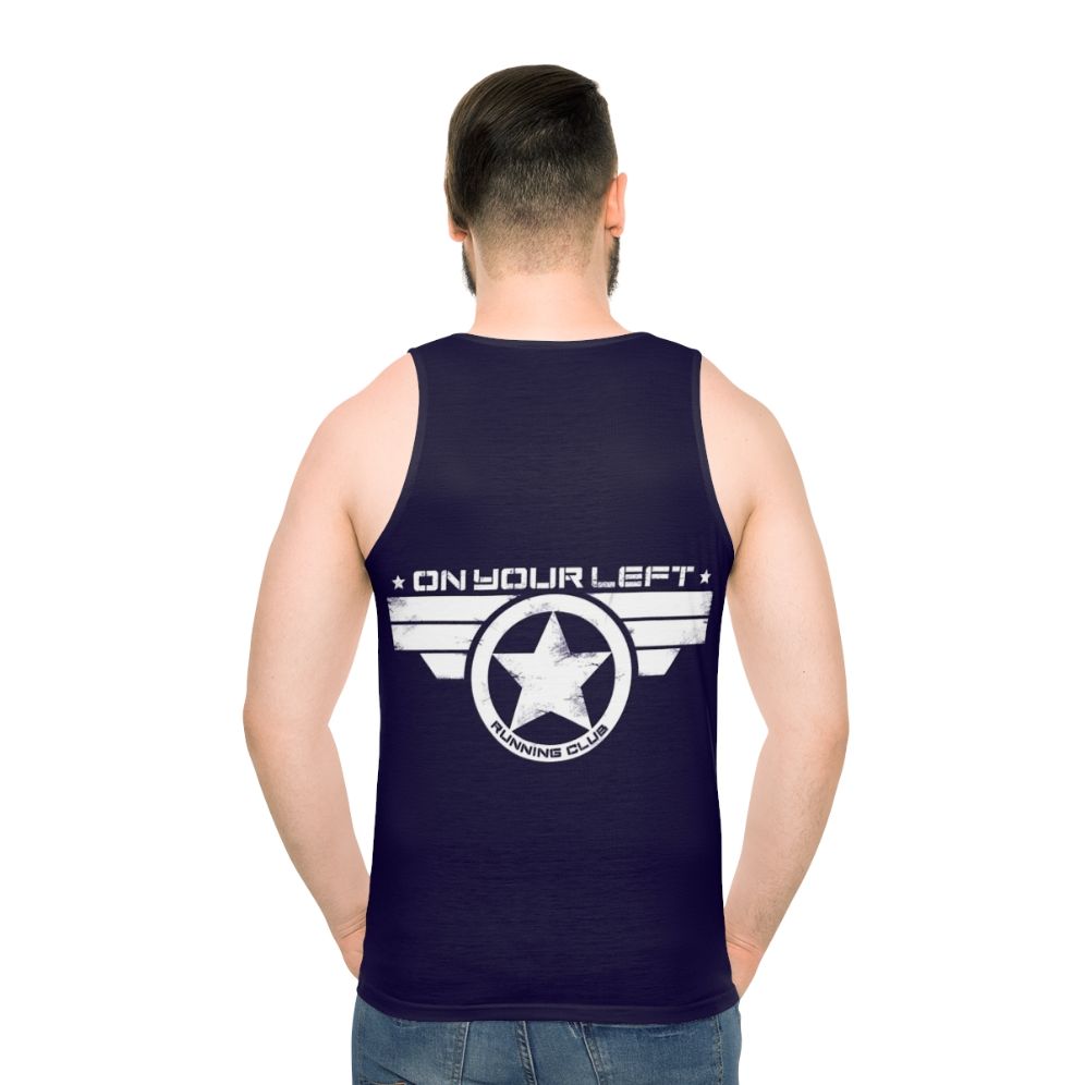 Distressed Marvel Running Club Unisex Tank Top
