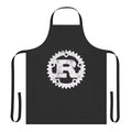 Distressed apron featuring the Rust programming language logo