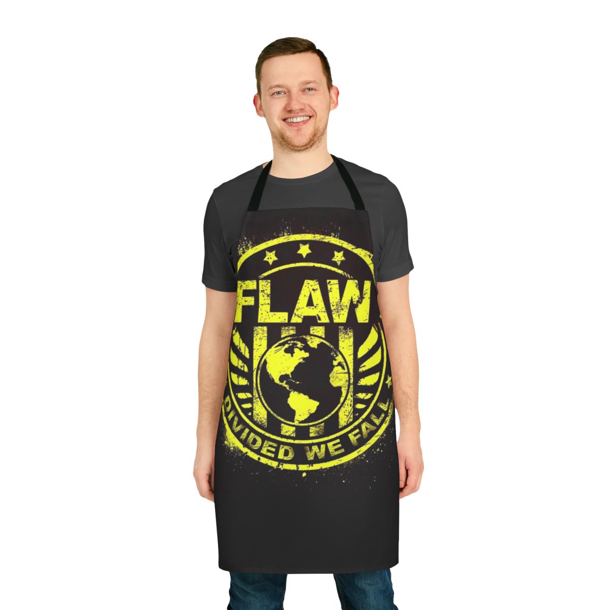 Divided Flaw Apron - Stylish Protest and Political Statement Accessory for the Kitchen