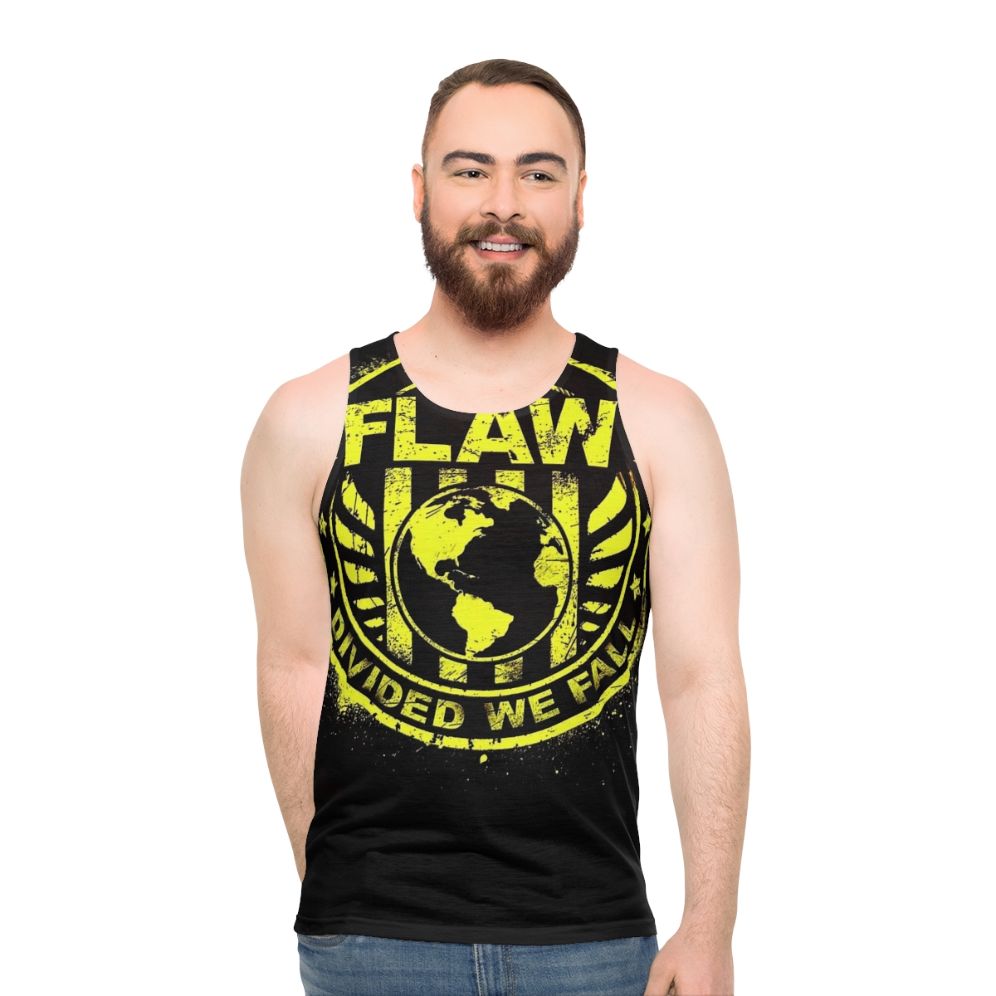 Divided Flaw Unisex Graphic Tank Top