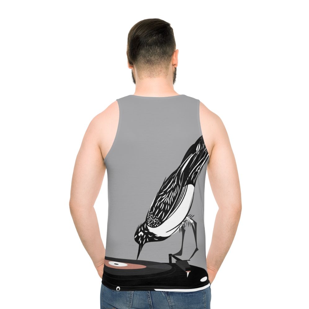 Dj Magpie Unisex Music Disc Vinyl Record Tank Top