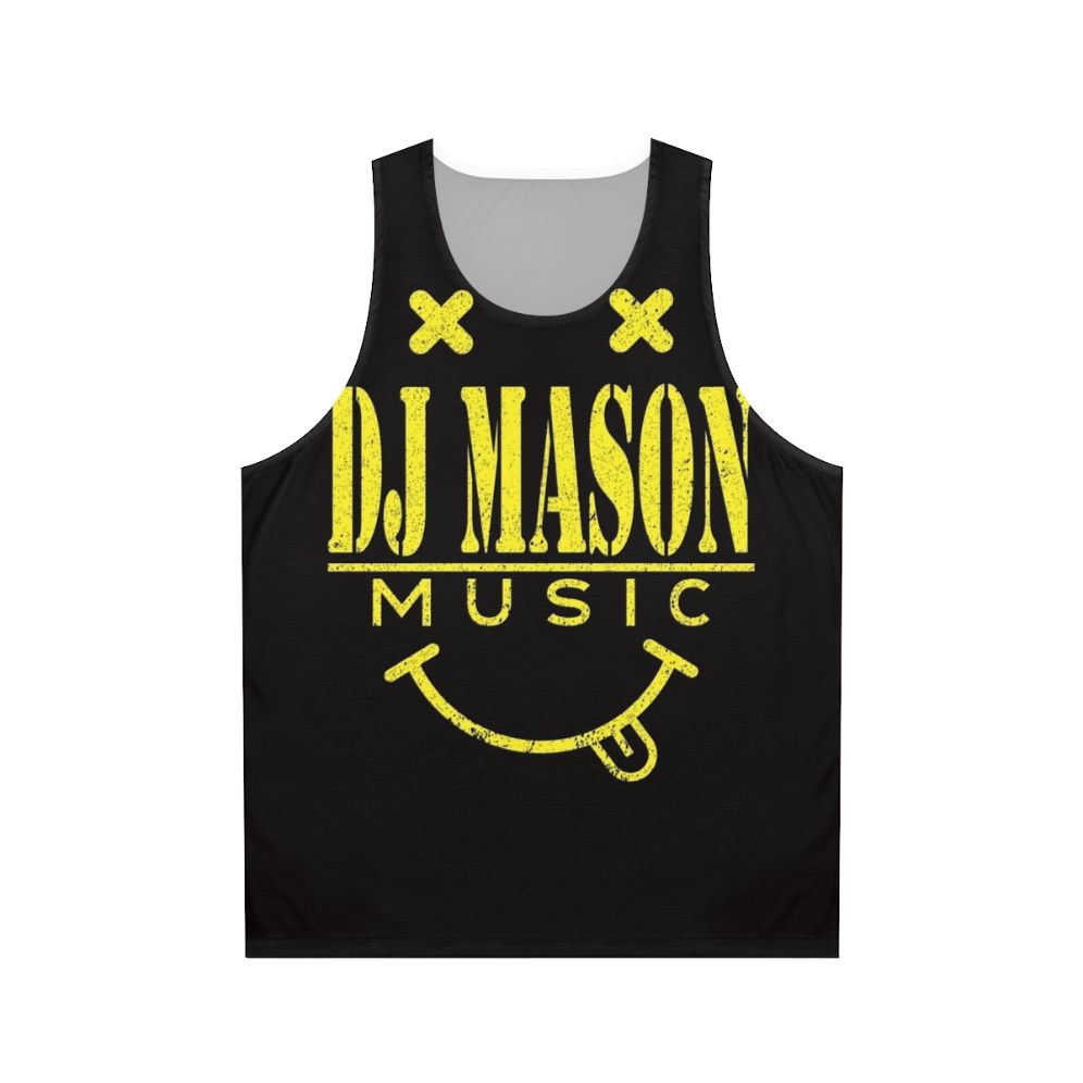 Dj Mason unisex smiley face tank top