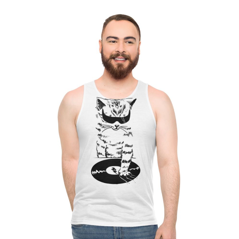 DJ Scratch Unisex Music Tank Top