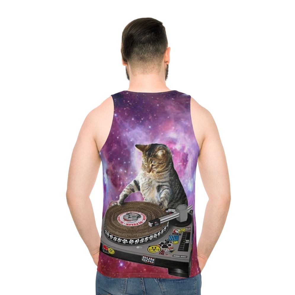 Dj Space Cat Unisex Tank Top