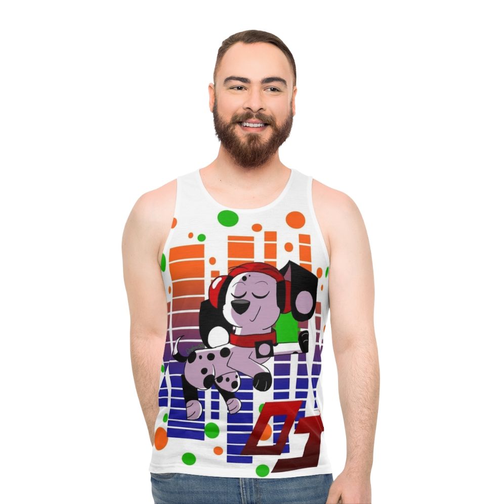 DJ Unisex Dalmatian Tank Top