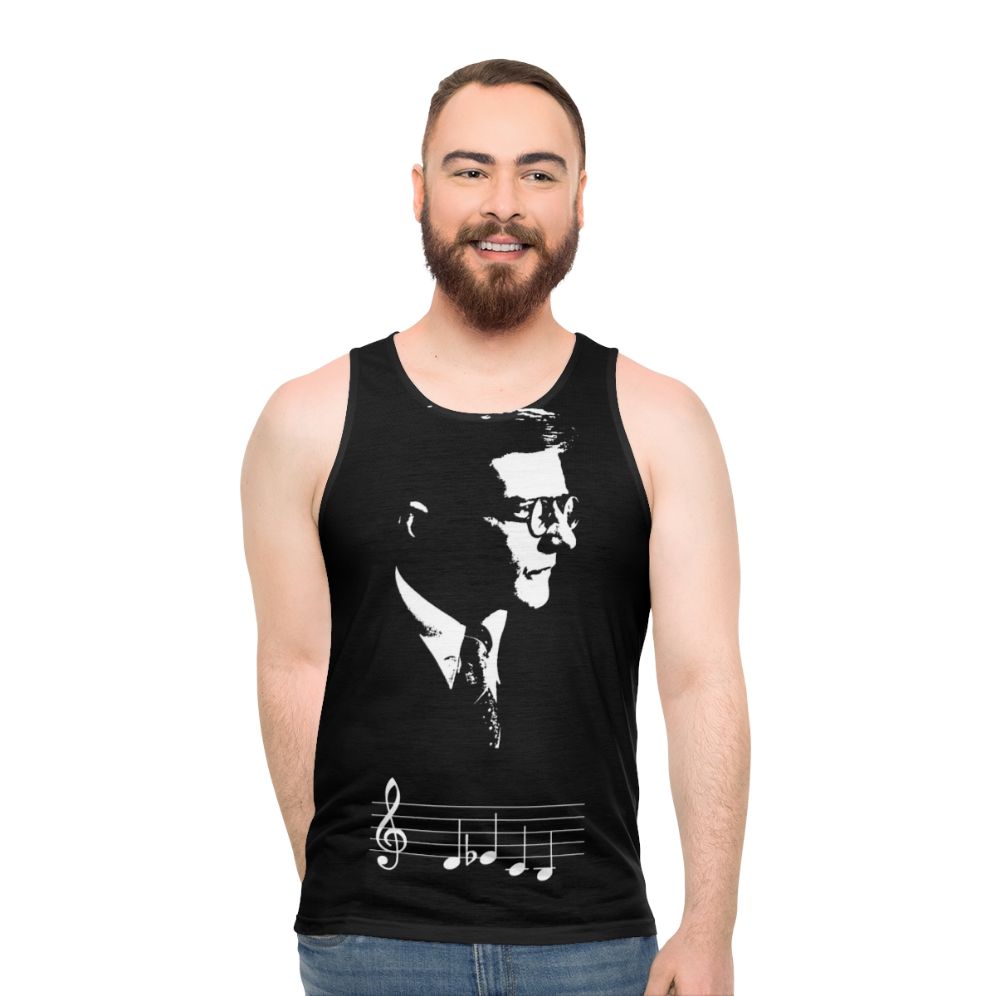 Dmitri Shostakovich DSCH Motif Musical Notes Unisex Tank Top