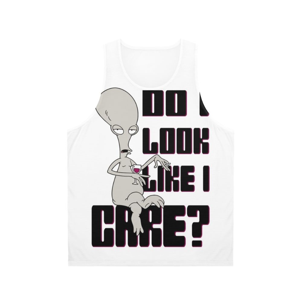 Unisex "Do I Look Like I Care" American Dad Tank Top