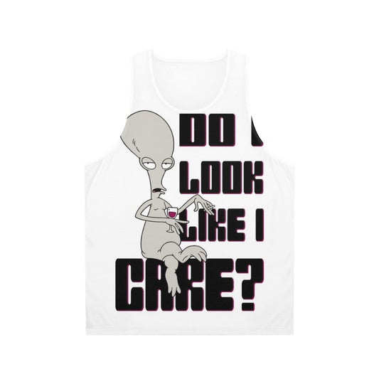 Unisex "Do I Look Like I Care" American Dad Tank Top