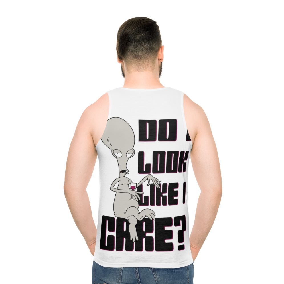 Unisex "Do I Look Like I Care" American Dad Tank Top