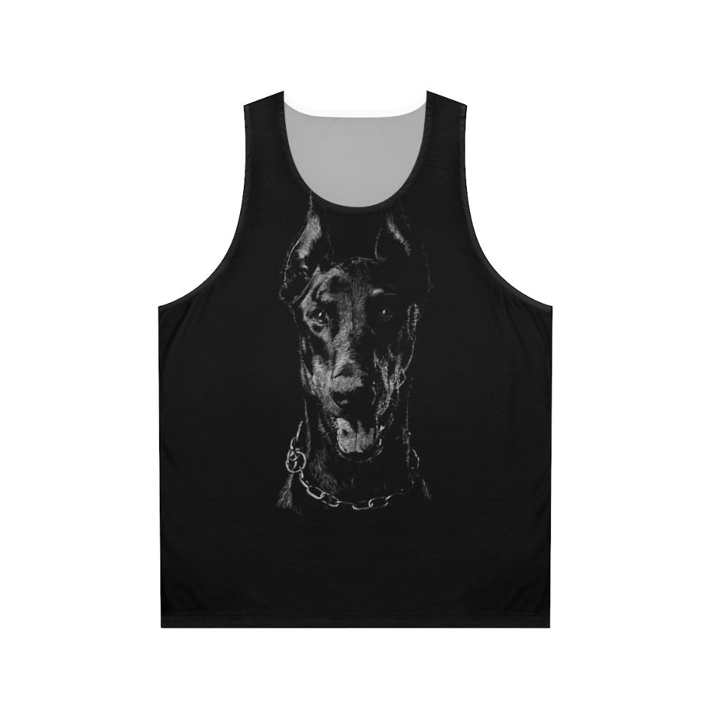Doberman breed unisex tank top