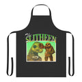 Doctor Who Slitheen themed apron featuring the iconic Slitheen alien design