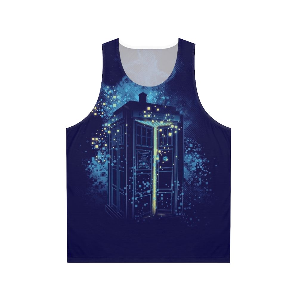 Doctor Who Unisex Tank Top with Regeneration Design
