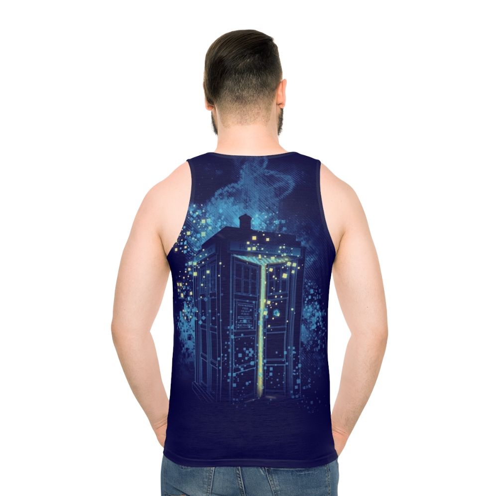 Doctor Who Unisex Tank Top with Regeneration Design