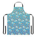 A vibrant and stylish apron featuring the beloved monster Dodogama from the Monster Hunter video game series.