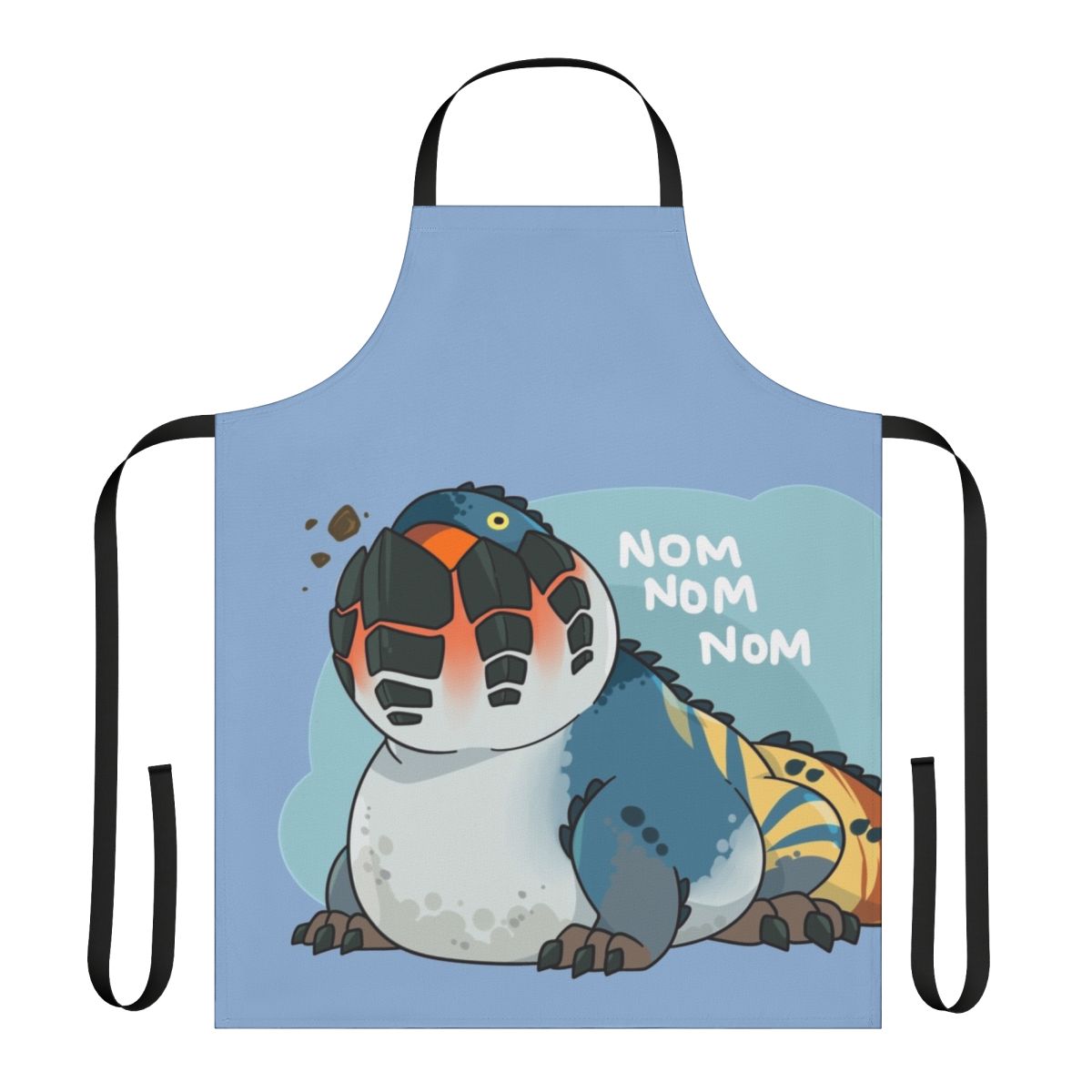 Dodogama-inspired Monster Hunter World fanart printed on a high-quality apron