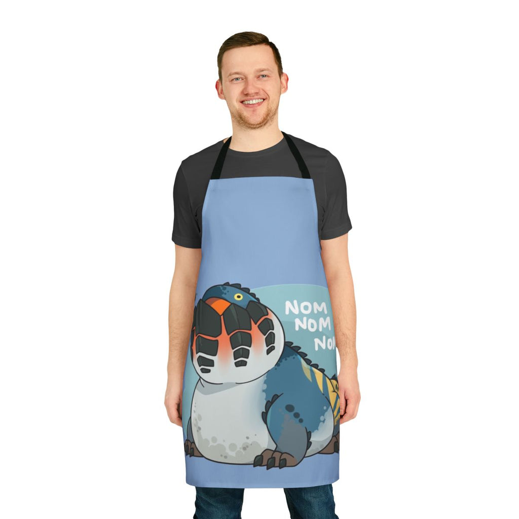 Dodogama-inspired Monster Hunter World fanart printed on a high-quality apron