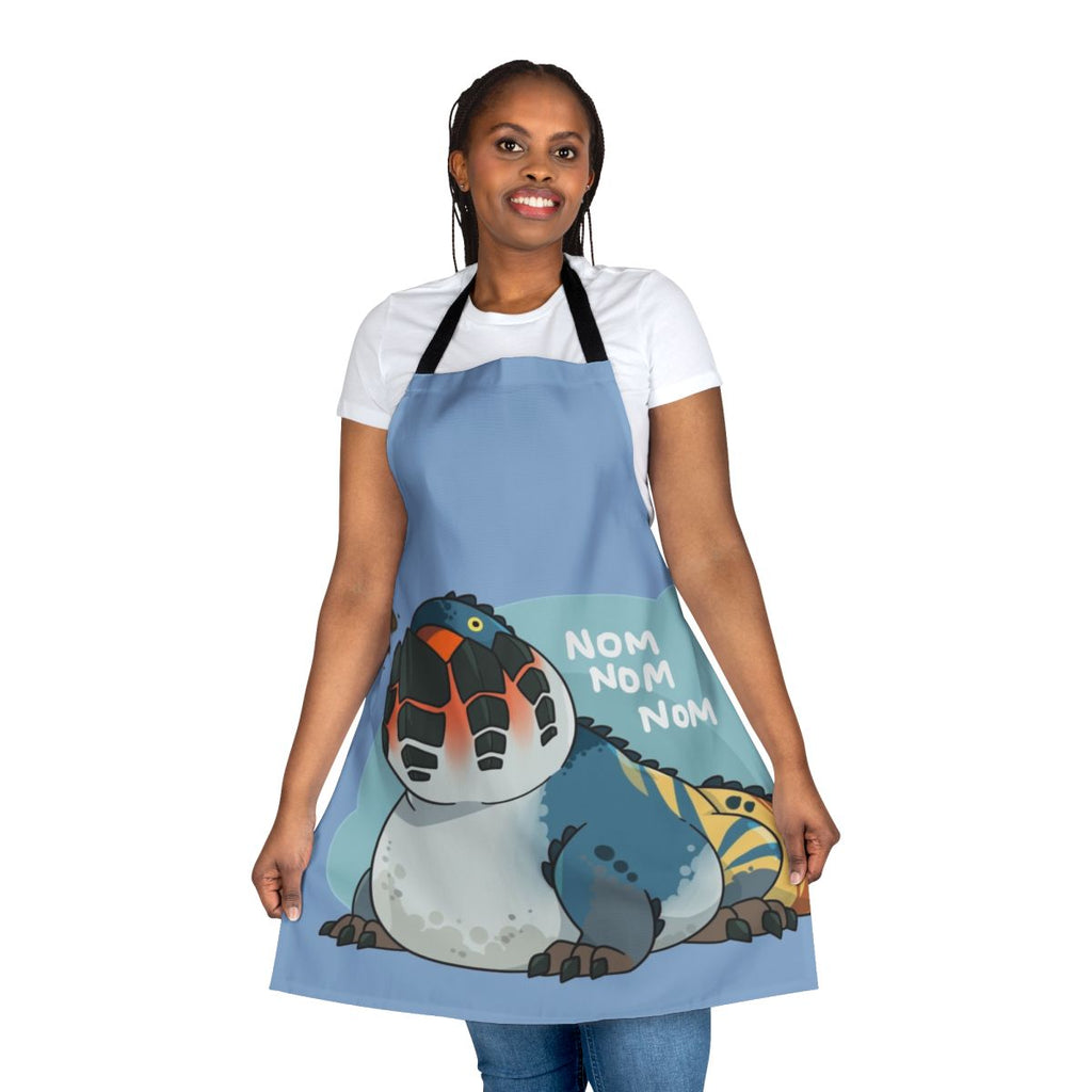 Dodogama-inspired Monster Hunter World fanart printed on a high-quality apron