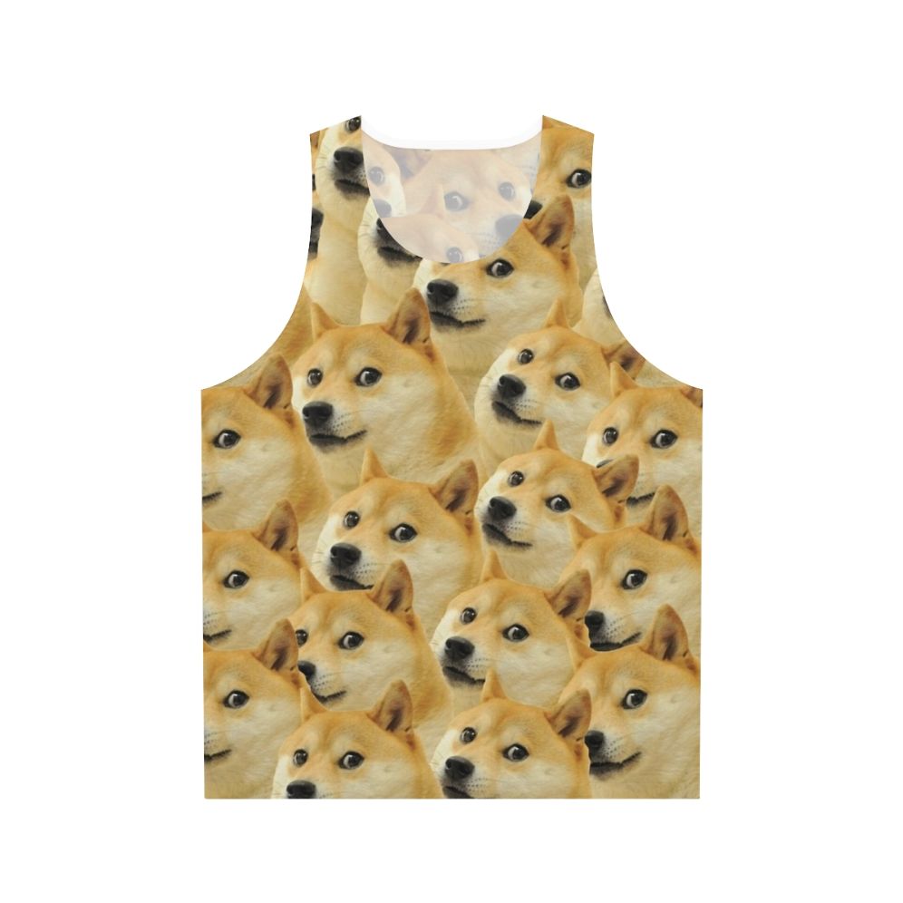 Doge Meme Unisex Tank Top