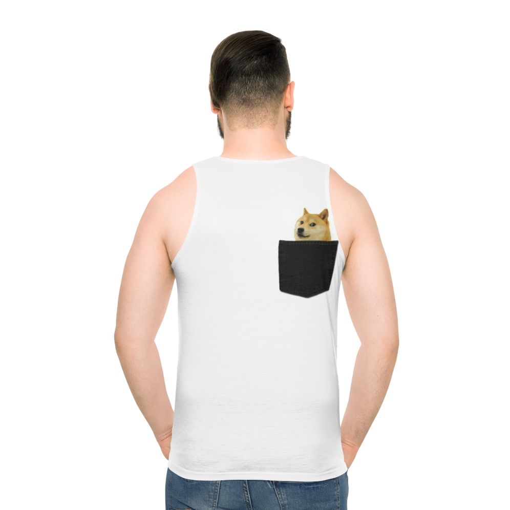Doge Unisex Tank Top with Cute Dog Print