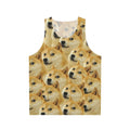 Doge Unisex Tank Top with Shiba Inu Meme Design