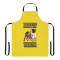 Dogfight Yokozuna-inspired apron featuring a stylized design from the No More Heroes video game series