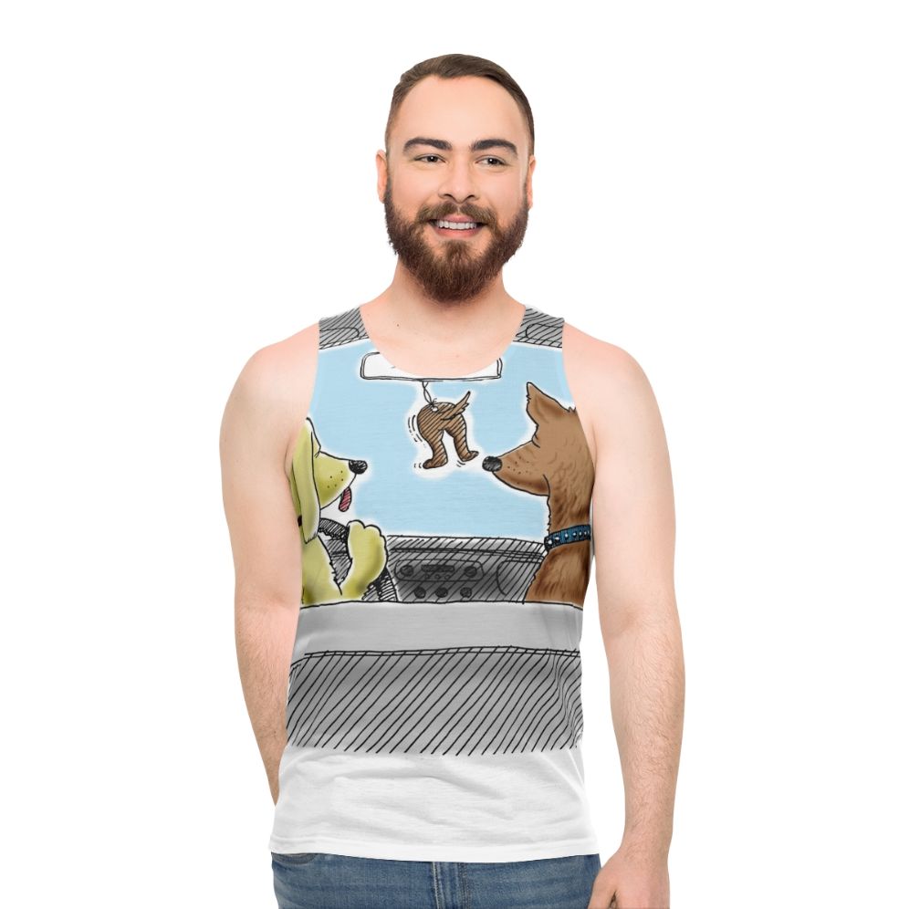 Doggie Air Freshener Unisex Tank Top for Dog Lovers