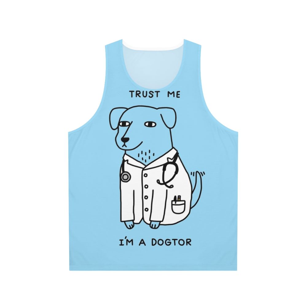 Dogtor Unisex Tank Top - Funny Doctor Dog Veterinarian Pun
