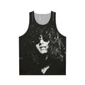 Unisex tank top featuring the album cover art for Doji Morita's "Goodbye 1975"