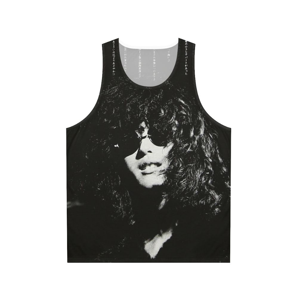 Unisex tank top featuring the album cover art for Doji Morita's "Goodbye 1975"