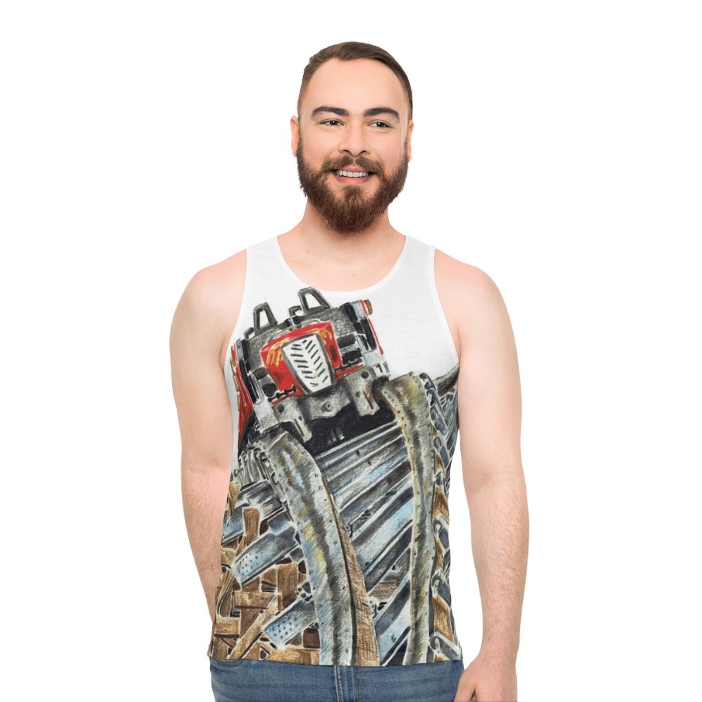 Unisex Dollywood Lightning Rod Tank Top
