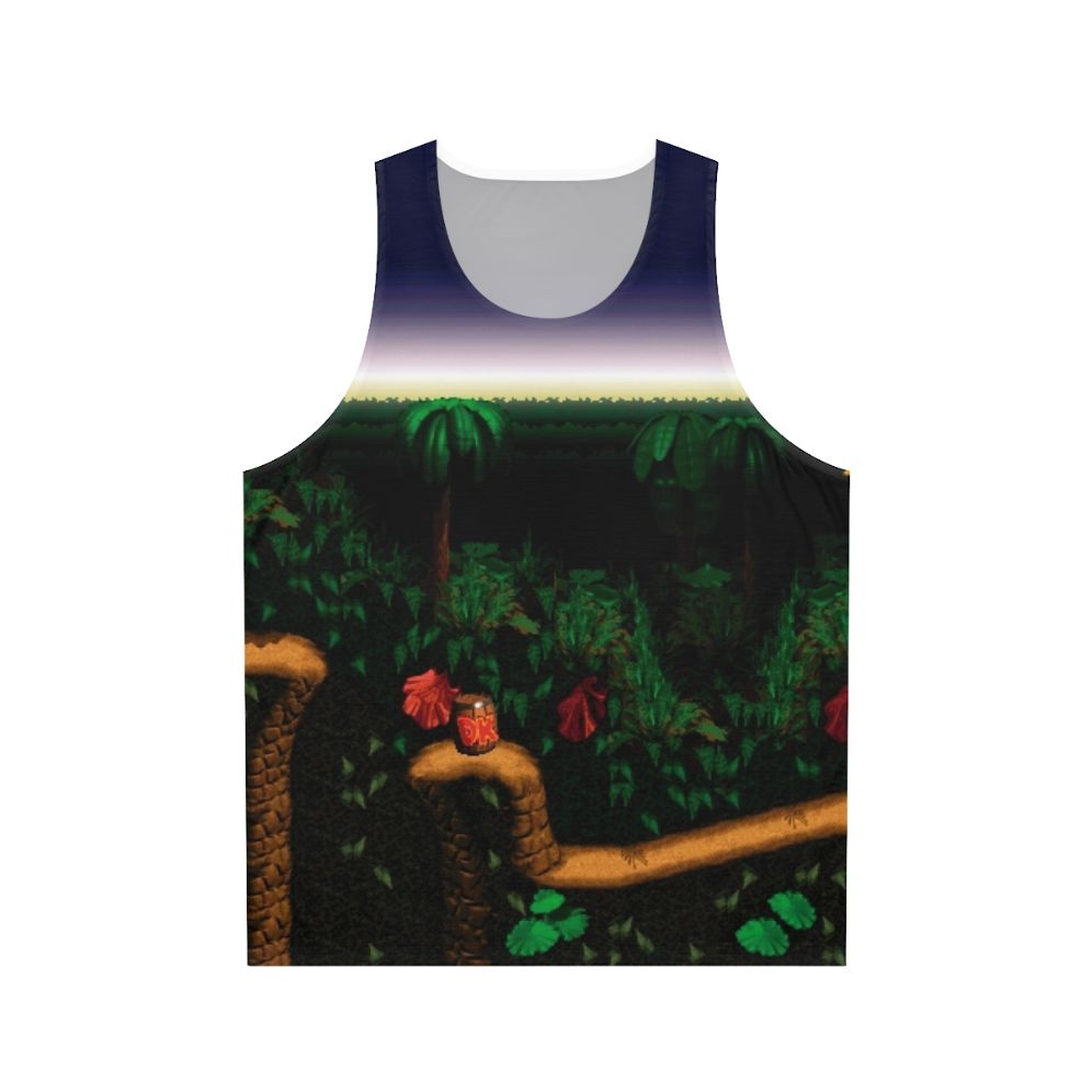 Donkey Kong Barrel Cannon Canyon Unisex Tank Top