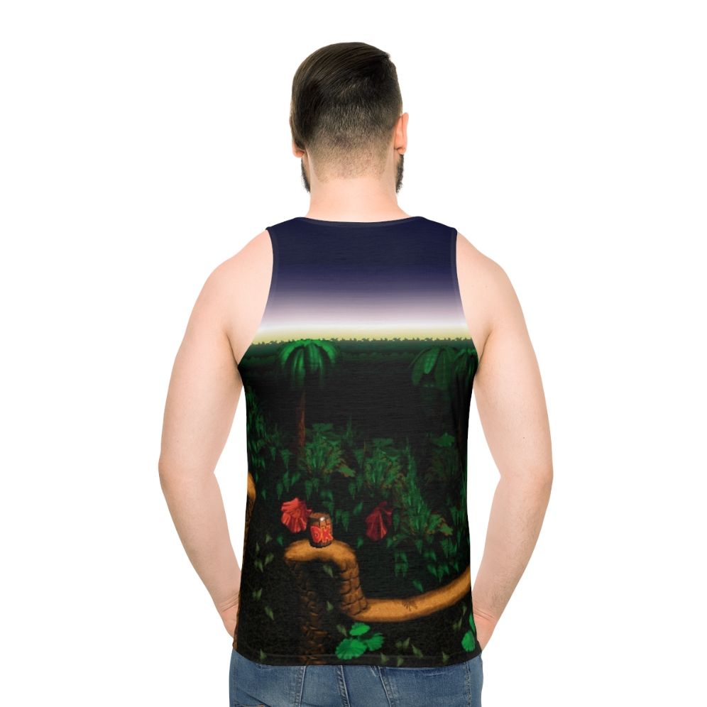 Donkey Kong Barrel Cannon Canyon Unisex Tank Top