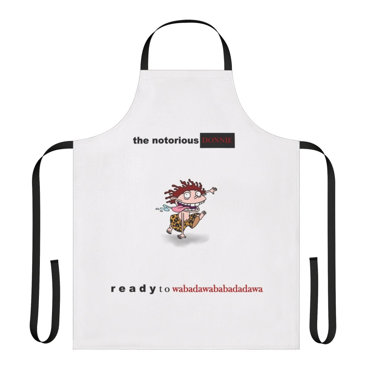 Cartoon character-inspired apron featuring Donnie Thornberry from the Wild Thornberrys