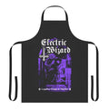 Black and white apron featuring the band Electric Wizard, a leading doom metal and stoner metal act.