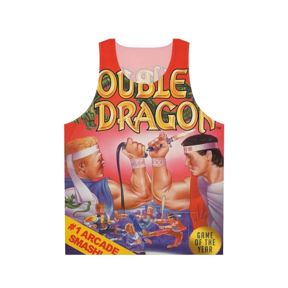 Double Dragon inspired retro gaming unisex tank top