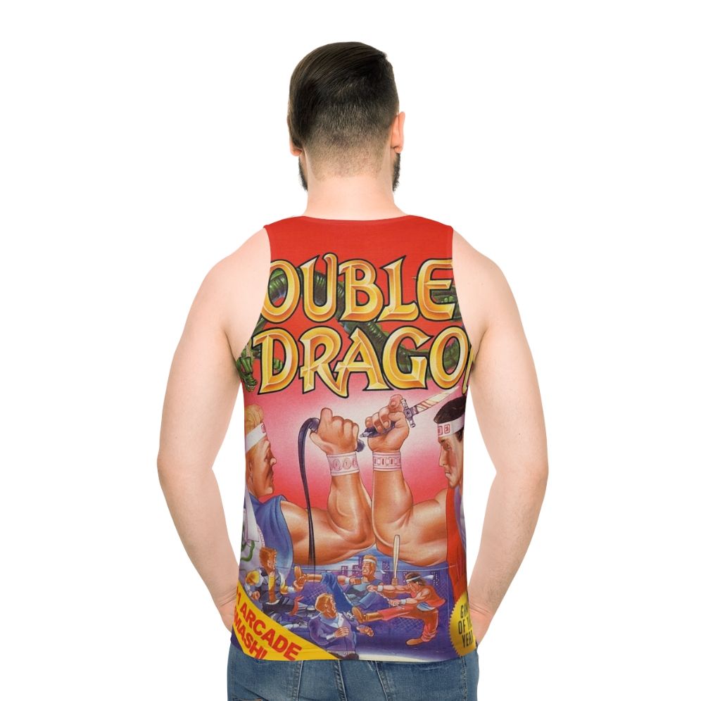Double Dragon inspired retro gaming unisex tank top