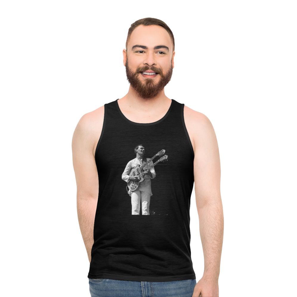 Double Neck Guitar Jazz Fusion Unisex Tank Top