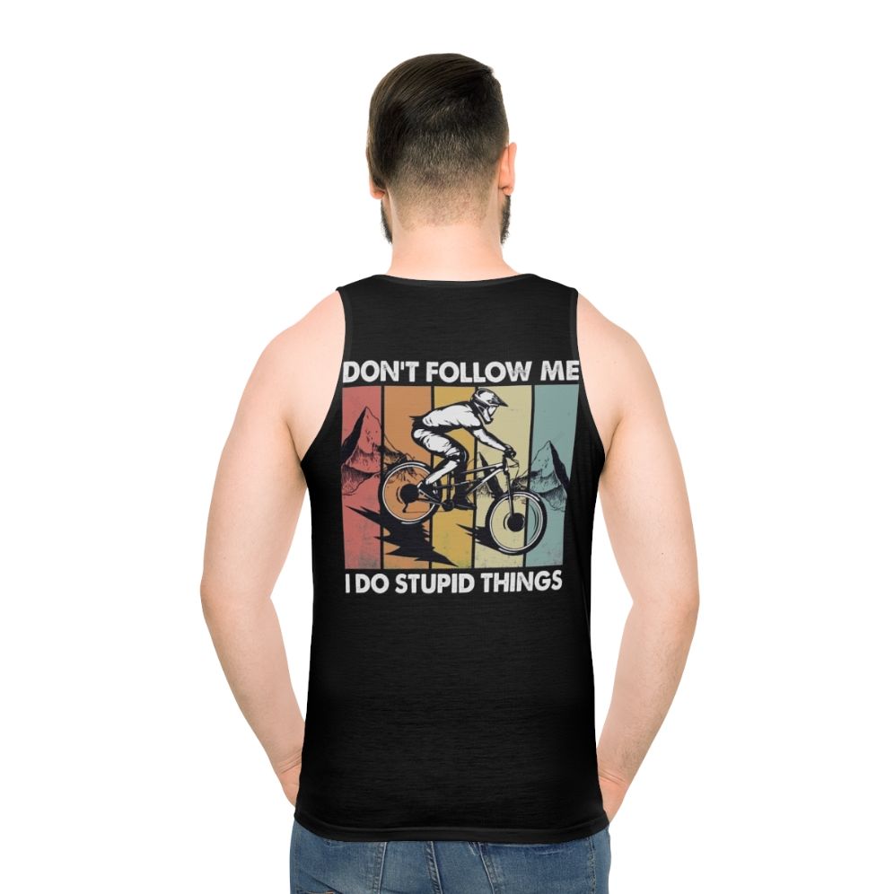 Downhill mountain biking unisex tank top