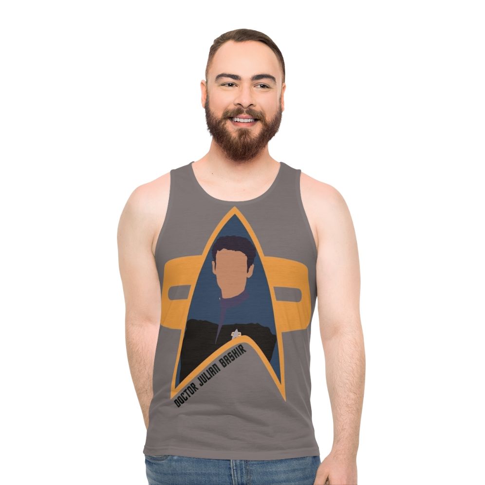 Dr. Bashir from Star Trek DS9 Unisex Tank Top