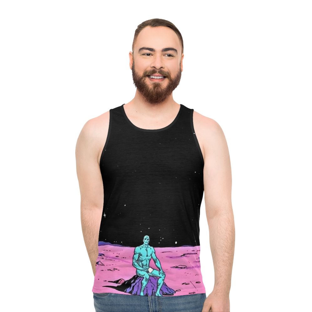 Dr. Manhattan Superhero Unisex Tank Top