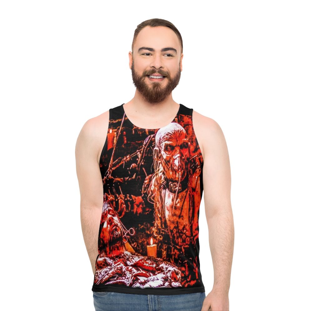 Dr. Satan horror movie cult film graphic tank top