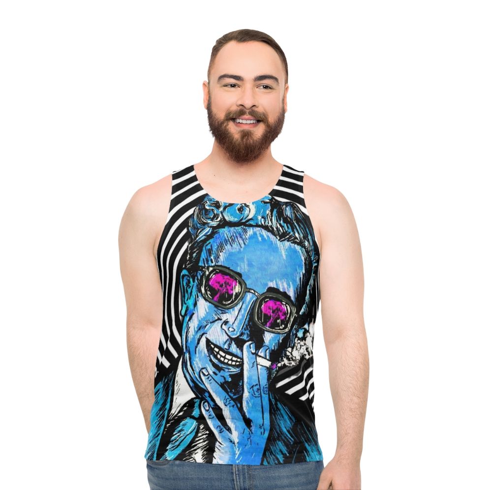 Dr. Strangelove Unisex Tank Top with Kubrick Film Inspired Graphic