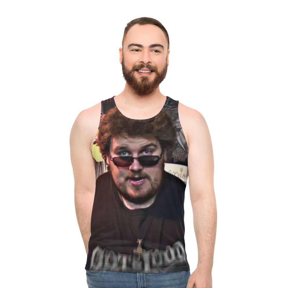 Drachenlord Rainer Winkler German Youtuber Heavy Metal Fan Meme Tank Top