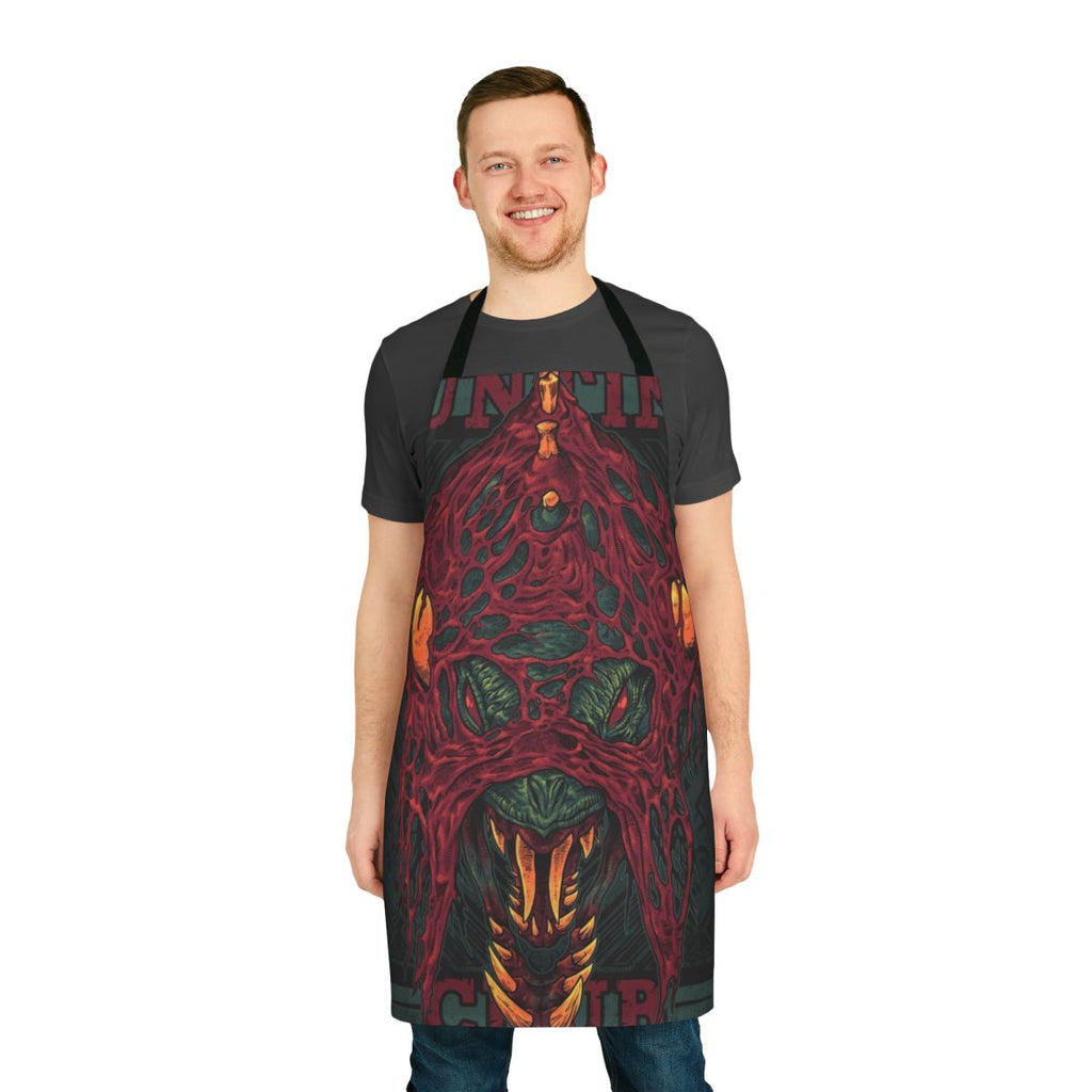 Monster hunting dragon apron