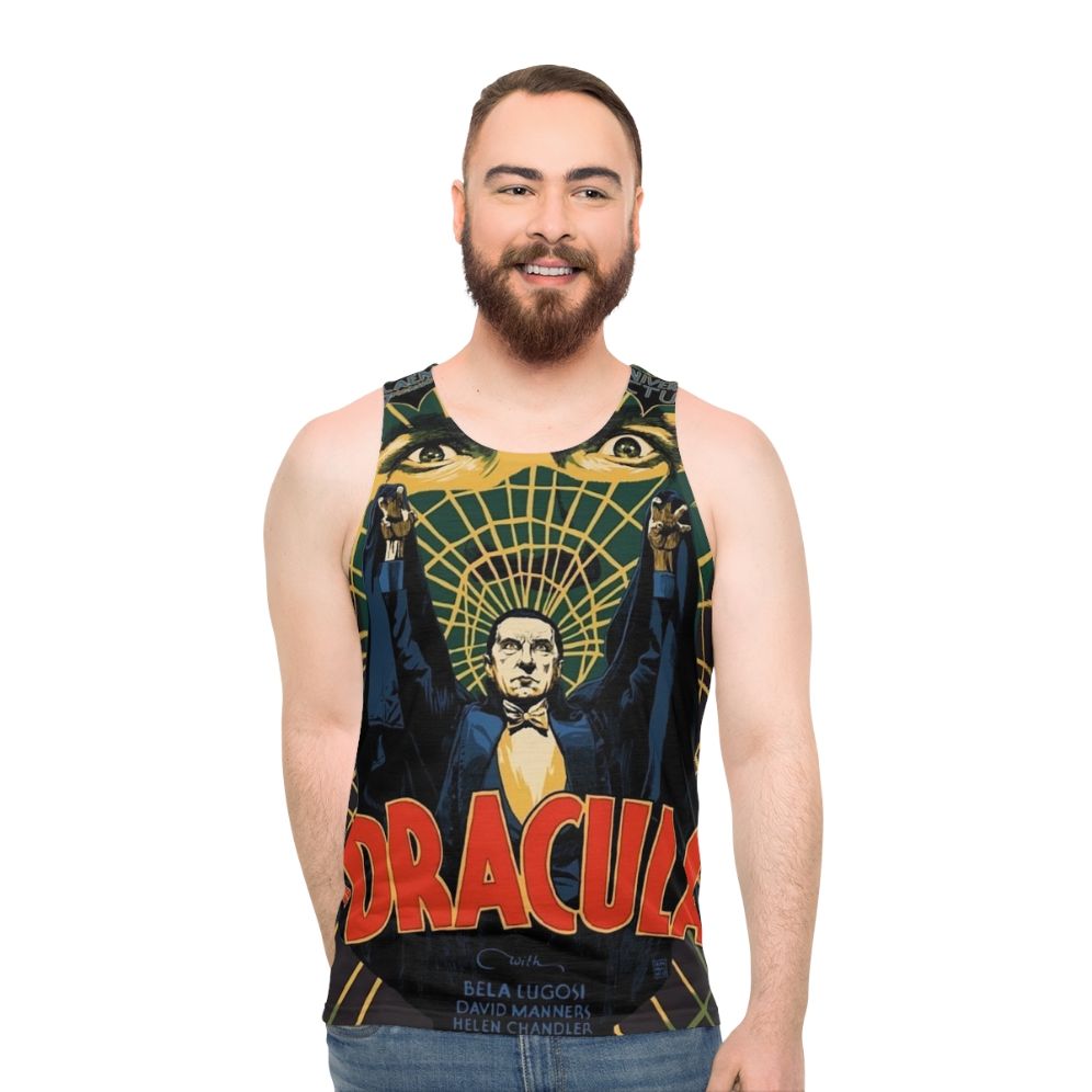 Dracula 1931 unisex tank top featuring Bela Lugosi
