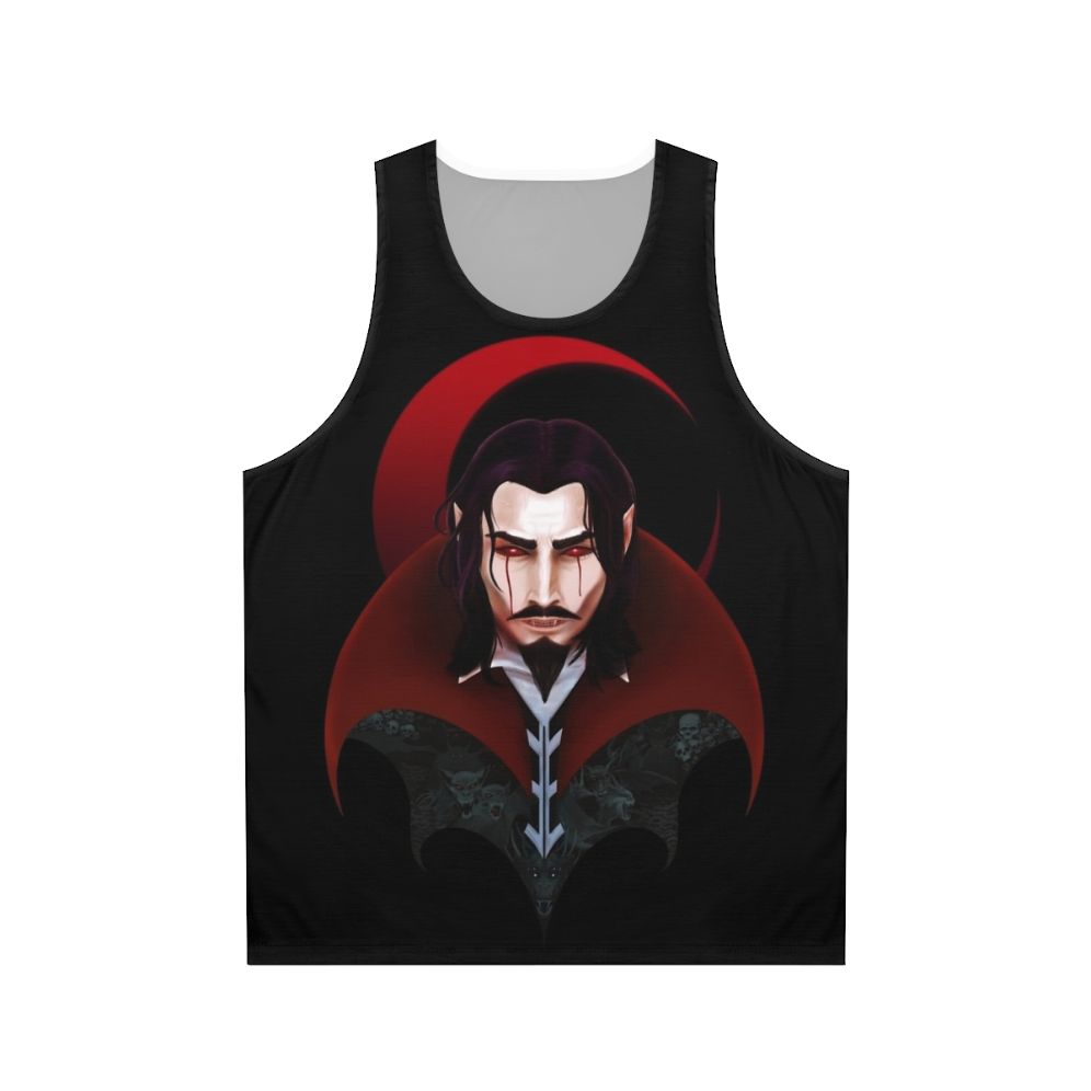 Dracula inspired Castlevania unisex tank top