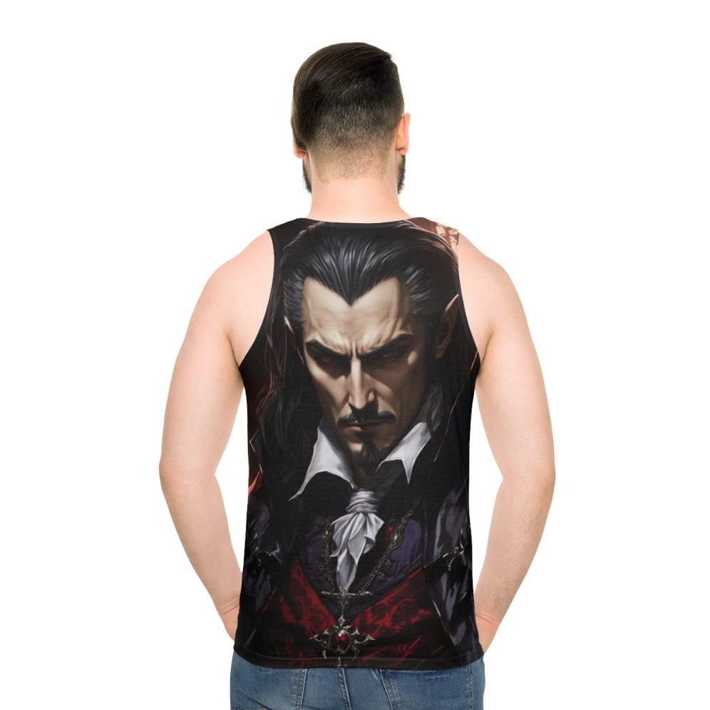 Dracula Castlevania inspired unisex tank top