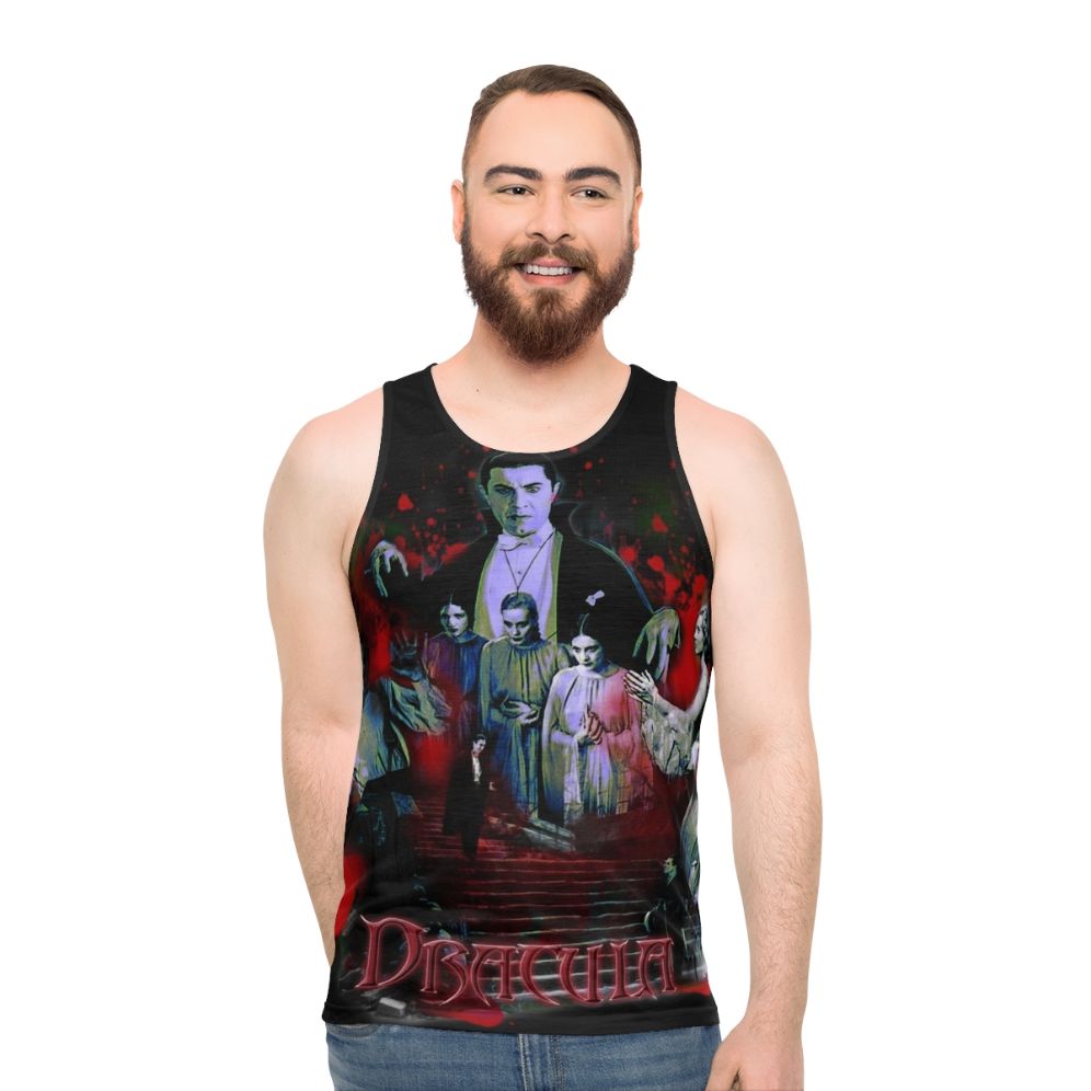 Dracula Unisex Classic Horror Tank Top